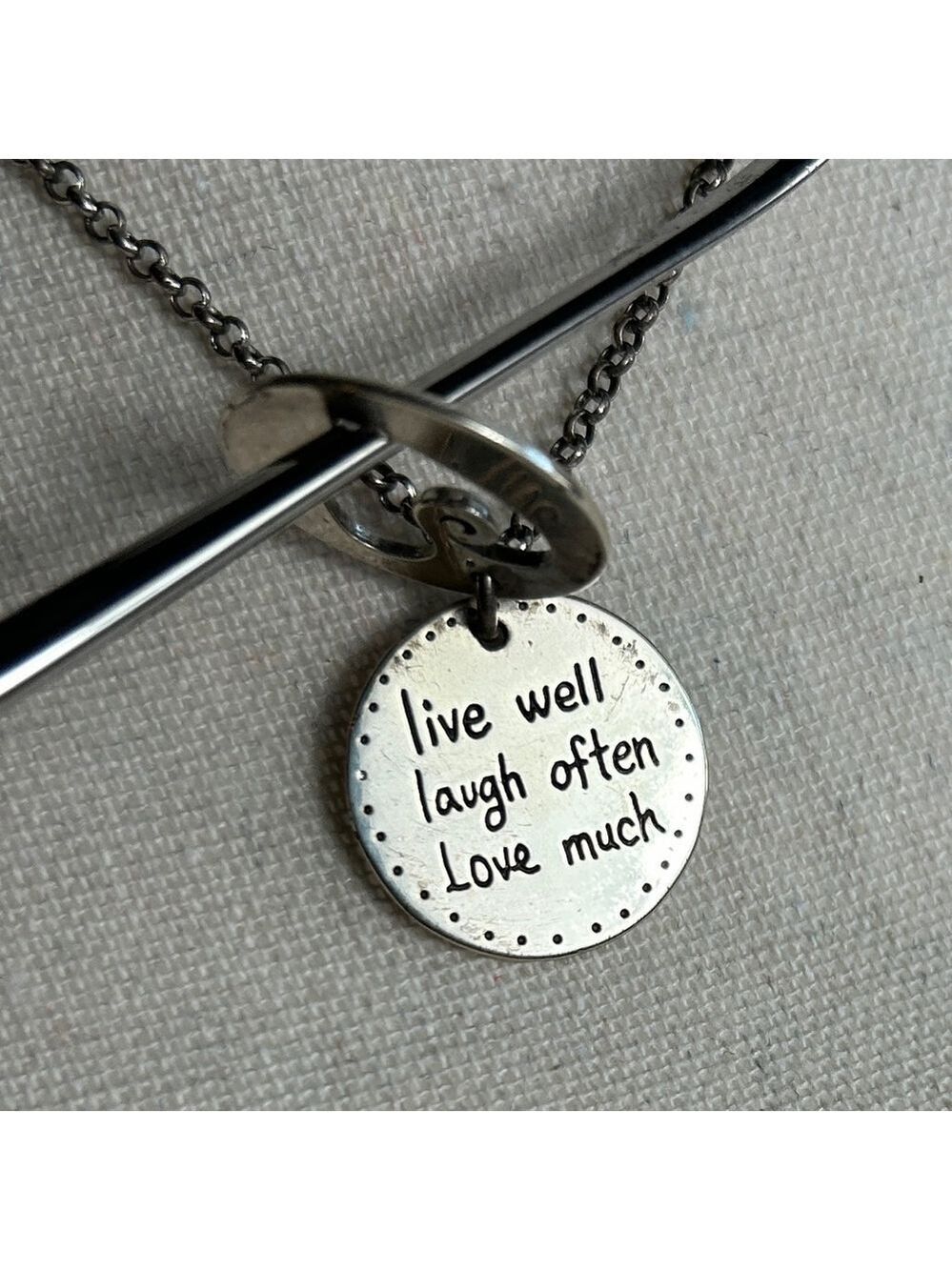 Brighton Quote Me Heart Necklace Silver Plated Positivity Pendants - Picture 5 of 12